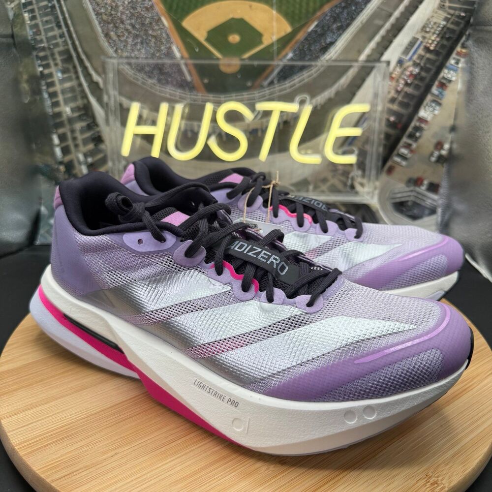 Adidas Adizero Boston 13 “Purple Burst Lucid Red” Women’s Sz 8.5 NEW